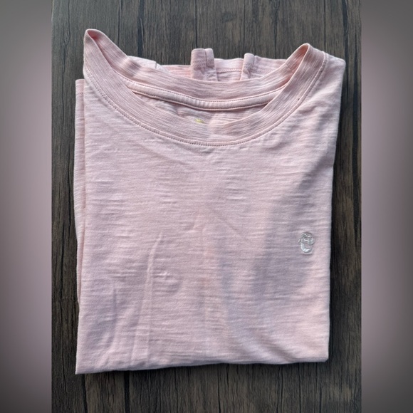 Spartina 449 Sea Breeze Slub Coral Pink Short Sleeve Tee Size Small - Picture 10 of 10